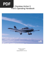 Download Cherokee Archer II Pilots Operating Handbook by Max Oger SN20647113 doc pdf