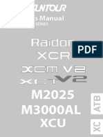 2009 Owners Manual Raidon Xcr Xcm Xct m Xcu