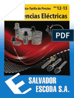 Catalogo Tarifa Resistencias Electricas Nov2012