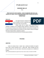 Apostila Paraguay - Culto de Missões