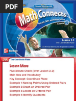 Download Lesson 23 - Plotting Integers on the Coordinate Plane by ehystad SN20648647 doc pdf