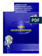 Capacidad de Produccion