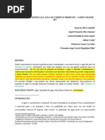 ____Análise das características físico-químicas do Córrego Imbirussu