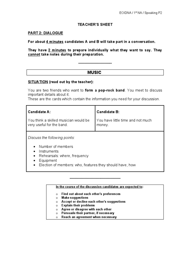 Pop-Rock Band Discussion Guide | PDF