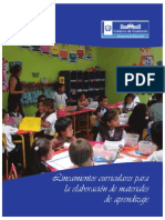 Lineamientos Curriculares para Elaboracion de Materiales de Aprendizaje