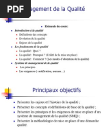 Management de la qualité