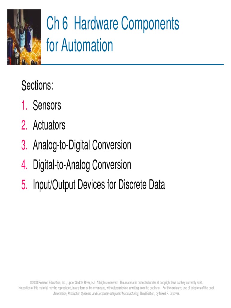 Ch06 | PDF | Analog To Digital Converter | Digital To Analog Converter
