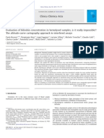 Clinica Chimica Acta Volume 412 Issue 9-10 2011 [Doi 10.1016%2Fj.cca.2011.01.010] Paola Brunori; Piergiorgio Masi; Luigi Faggiani; Luciano Villani -- Evaluation of Bilirubin Concentration in Hemolysed Samples, Is