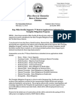 Rep. Mike Dovilla Supports 7th District Applications Submitted to Turnpike Mitigation Program