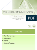 Lesson 3 Data Storage and Retrieving