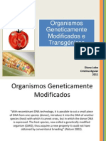 Organismos Geneticamente Modificados e Transgénicos