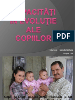 Capacităţi în evoluţie ale copiilor