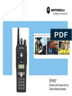 Manual Motorola EP450 Esp
