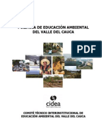 Politica Departamental de Ed Ambiental Valle Del Cauca