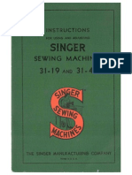 Singer 31 47 and 31 19 Manual