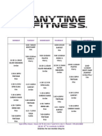 Anytime Fitness Loveland Class Schedule