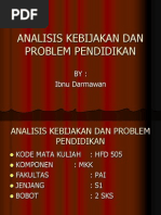Download Analisis Kebijakan Pendidikan by Shodiqin SN206576538 doc pdf