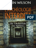 Wilson Colin - L'archéologie Interdite PDF