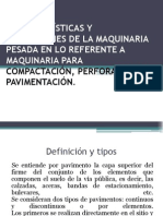 Maquinaria para Compactación