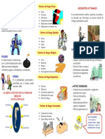 Triptico Que Es Salud Ocupacional Riesgos