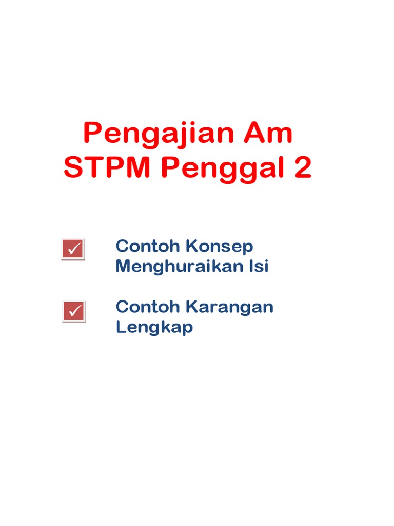 Cth Konsep Menghuraikan Isi