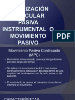 4.2 Movilización Articular Pasiva Instrumental