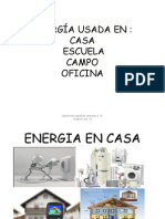 Energía Usada en