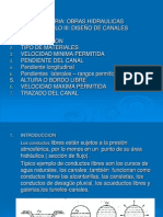 DISEÑO DE CANALES HIDRÁULICOS: VELOCIDADES, PENDIENTES Y MATERIALES