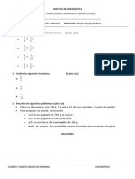 PRACTICA de Operaciones Combinadas de Numeros Naturals