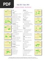 Day Academic Calendar 2013 2014 Final