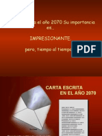 Carta Escrita en El Año 2070