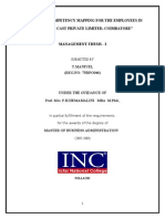 Competency Mapping Final Report Oct 08 2003