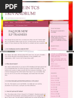 Download Some FAQ for New ILP Trainee by Arpita Arora SN206620811 doc pdf