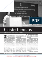 Caste Census.. ias students
