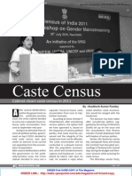 Caste Census.. Ias Students