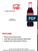 Coca Cola Business Statistics Case