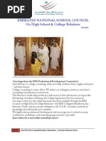 ens council on high school and college relations