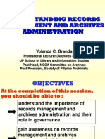 YCGranda Understanding Records Management and Archives Administration