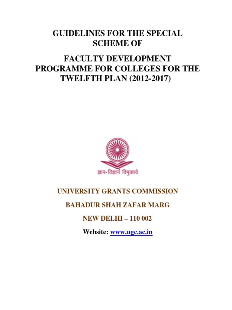 Faculty Development Program Guidelines | PDF | Doctor Of Philosophy ...
