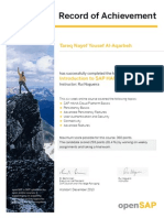 Introduction To Sap Hana Cloud Platform Certificate Full 27755