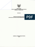 Pedoman Penyelenggaraan Diklatpim Tk. IV (Perkalan13 - 2013)