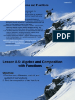 8 5 Algebra and Composition of Functions