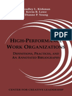 High Performance Work or Gs