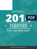 Online Webdesign Tanfolyam 2014 Tanfolyam Tematika