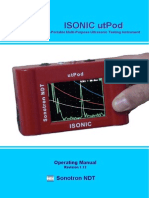 ISONIC UtPod Operating Manual Revision 1 - 12