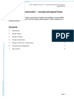 Simple Construction" - Concept and Typical Frame Arrangements