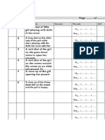 shot list