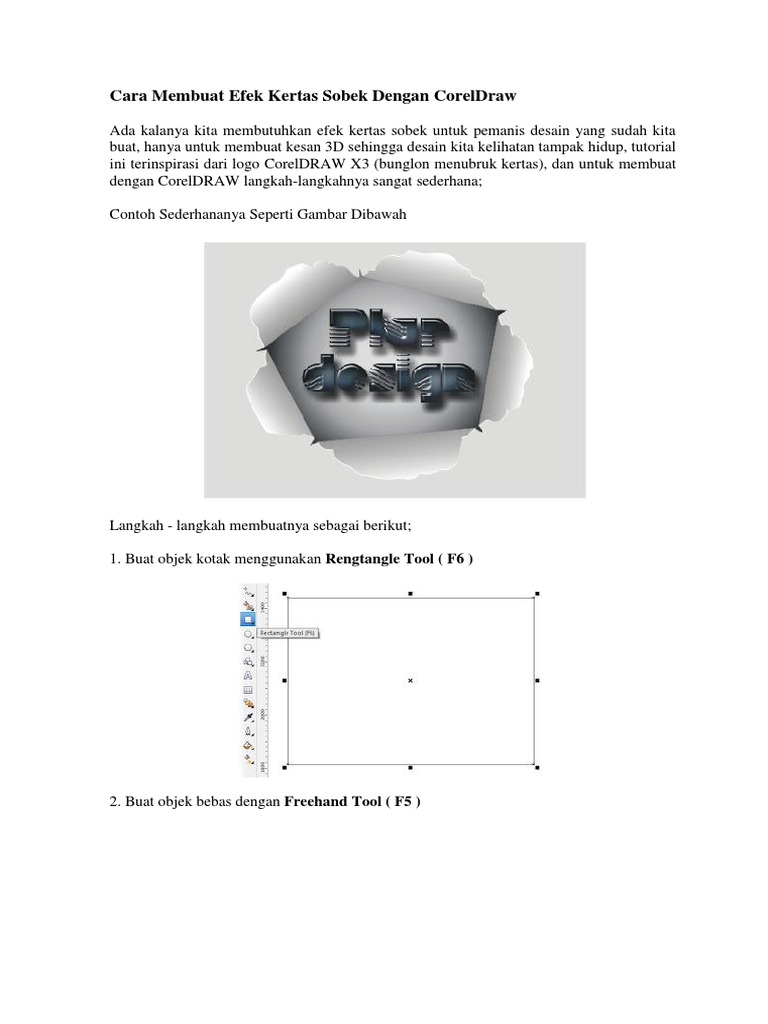 Cara Membuat Efek Kertas Sobek Dengan CorelDraw.docx