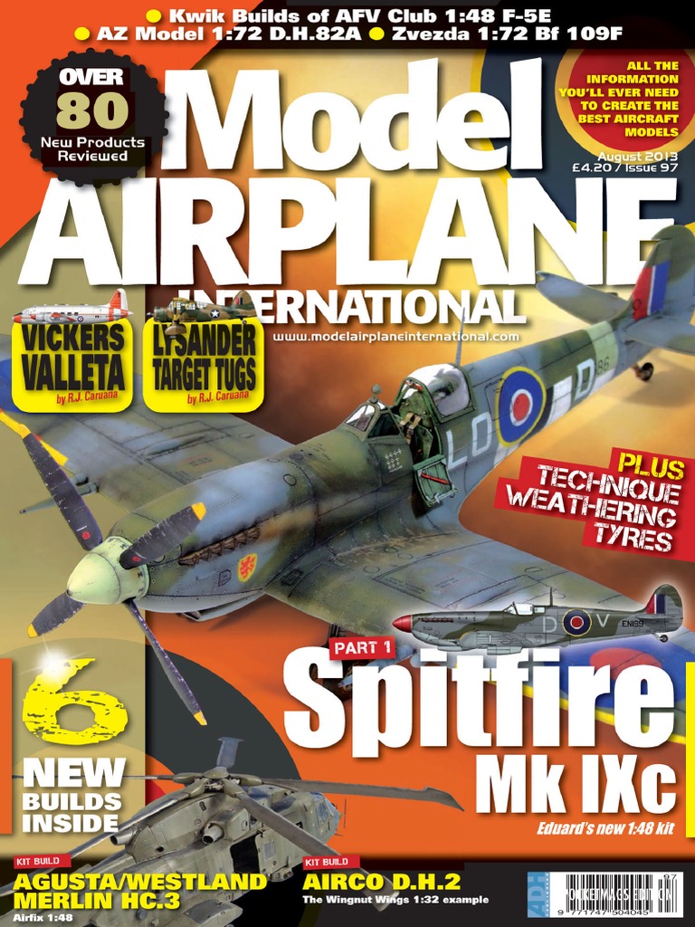 Model Airplane International 2013 08 Tire Trainer Aircraft