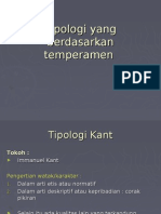 Tipologi Yang Berdasarkan TemperAmen